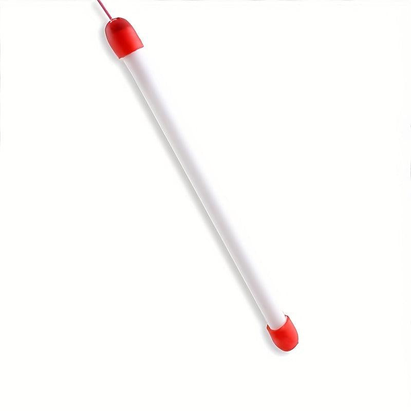 Interactive Cat Teaser Fishing Pole Toy with Bell