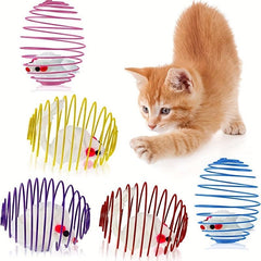 3pcs Colorful Spring Toy Set for Cats
