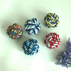 Radom Rope Knot Ball Dog Chew Toy for Boredom Relief