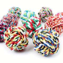 Radom Rope Knot Ball Dog Chew Toy for Boredom Relief