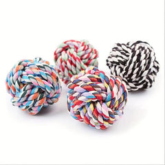 Radom Rope Knot Ball Dog Chew Toy for Boredom Relief