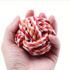 Radom Rope Knot Ball Dog Chew Toy for Boredom Relief