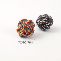 Radom Rope Knot Ball Dog Chew Toy for Boredom Relief