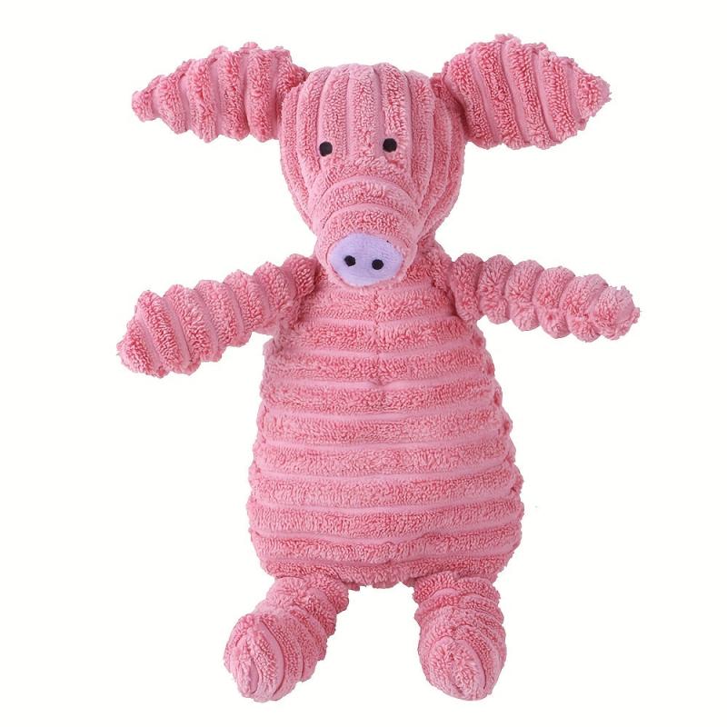 Durable Squeaky Plush Toy for Dogs, Teeth Grinding Chew Toy