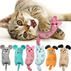 Funny Pet Plush Cat Toy Interactive Mouse Toy Bite Resistance