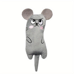 Funny Pet Plush Cat Toy Interactive Mouse Toy Bite Resistance
