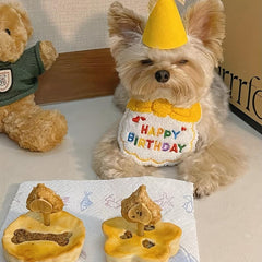 Dog Birthday Hat & Bandana Set - Celebrate Your Pet's Special Day