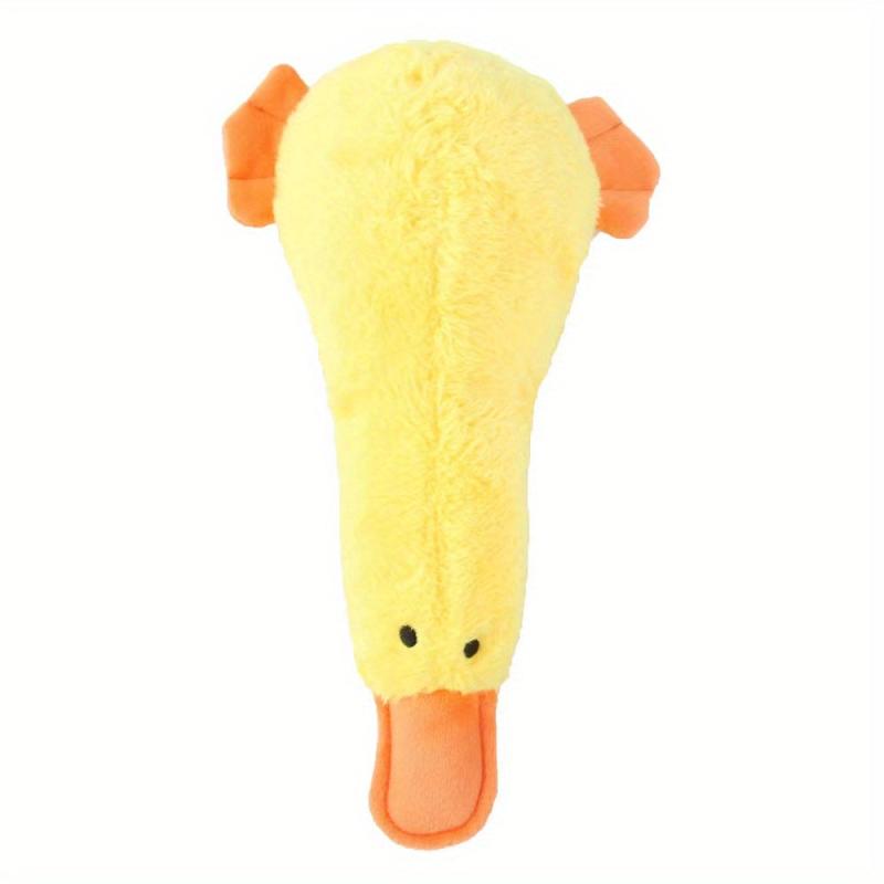 Interactive Plush Duck Dog Toy with Squeaker