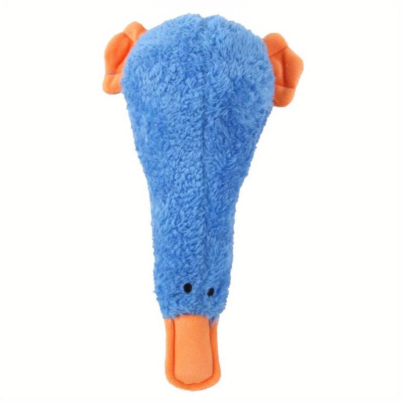 Interactive Plush Duck Dog Toy with Squeaker