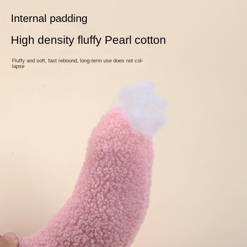 Cat Shaped U Plush Pillow For Deep Sleep Pet Soft Cushion