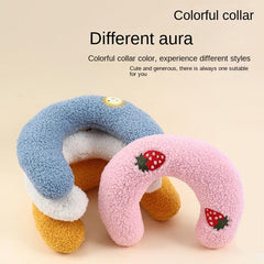 Cat Shaped U Plush Pillow For Deep Sleep Pet Soft Cushion