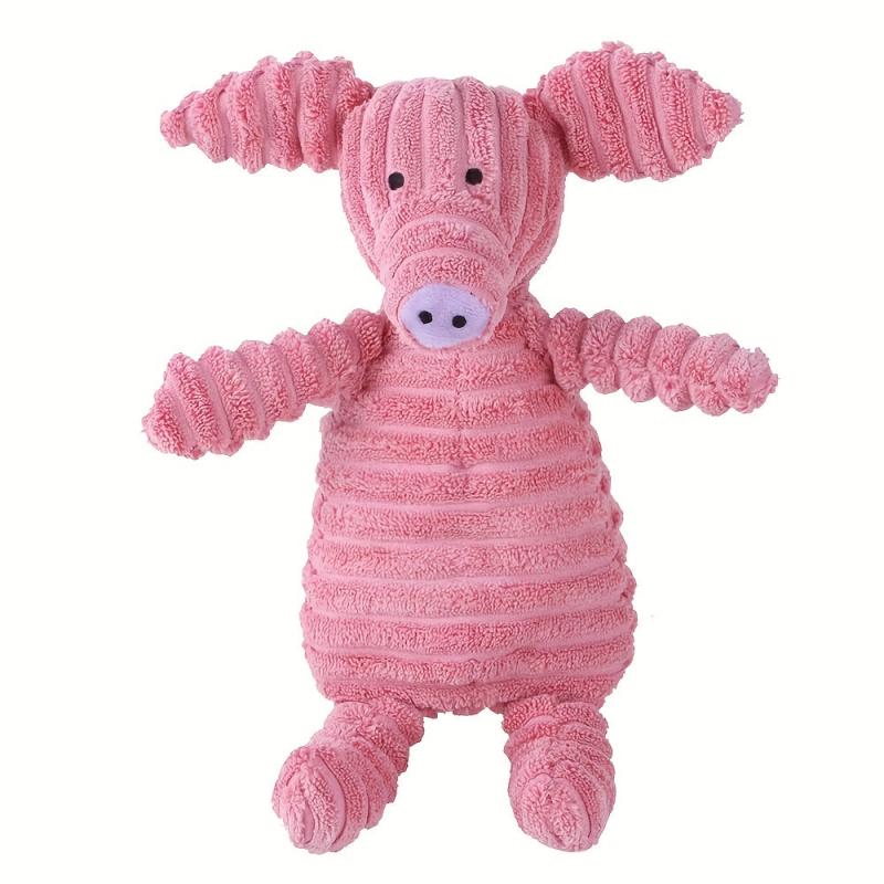 Durable Corduroy Dog Toys with Squeakers
