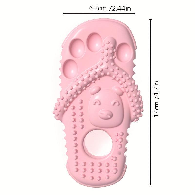TPR Chew Toy Slippers Dog Interactive Play Teeth Clean Training Pet Supplies