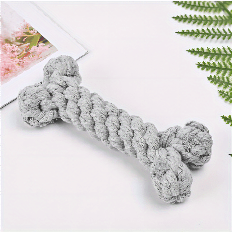 Durable Woven Toy Dog Teeth Grinding Toy Dog Braided Knot Rope Chew