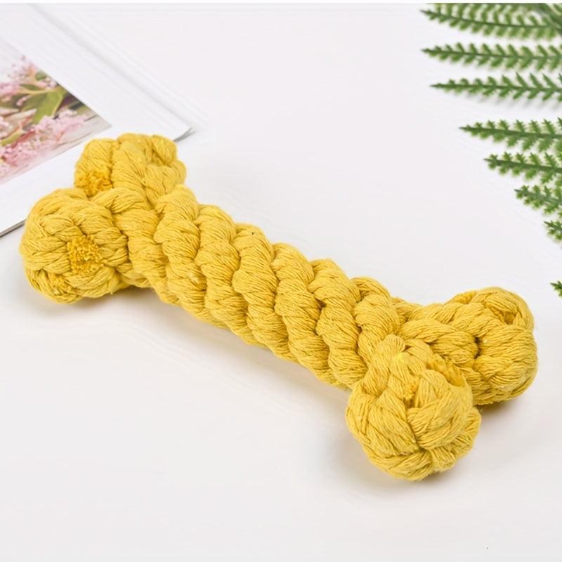 Durable Woven Toy Dog Teeth Grinding Toy Dog Braided Knot Rope Chew