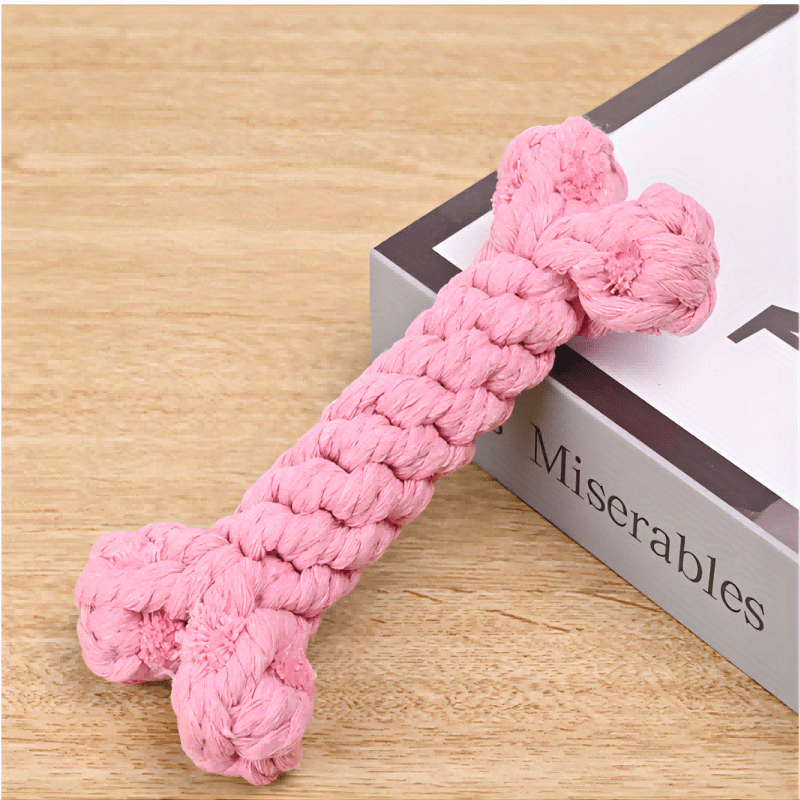Durable Woven Toy Dog Teeth Grinding Toy Dog Braided Knot Rope Chew