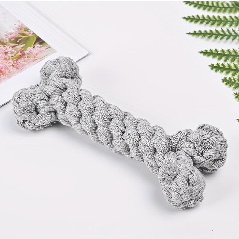 Durable Woven Toy Dog Teeth Grinding Toy Dog Braided Knot Rope Chew