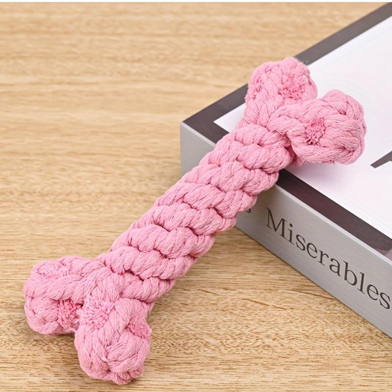 Durable Woven Toy Dog Teeth Grinding Toy Dog Braided Knot Rope Chew