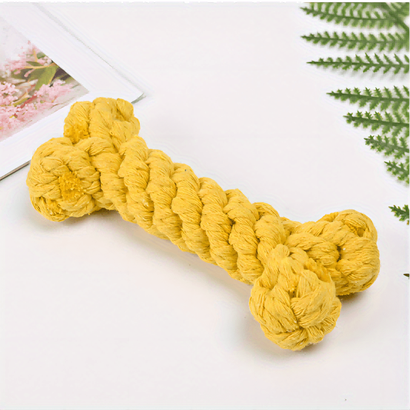 Durable Woven Toy Dog Teeth Grinding Toy Dog Braided Knot Rope Chew