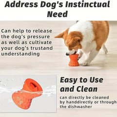 Interactive Treat Dispensing Dog Toy Tough Chew Toy for Aggressive Chewers