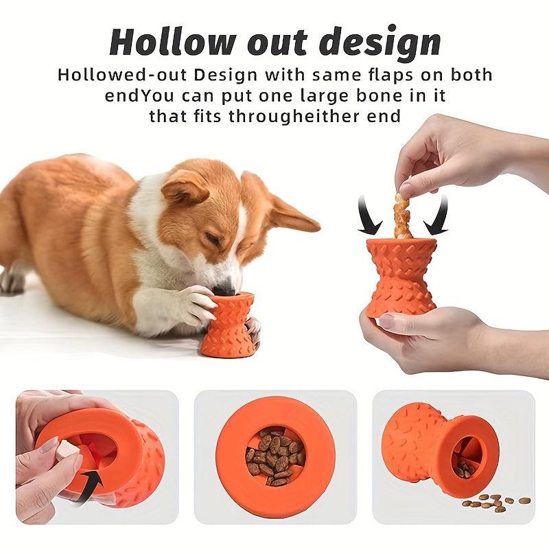 Interactive Treat Dispensing Dog Toy Tough Chew Toy for Aggressive Chewers