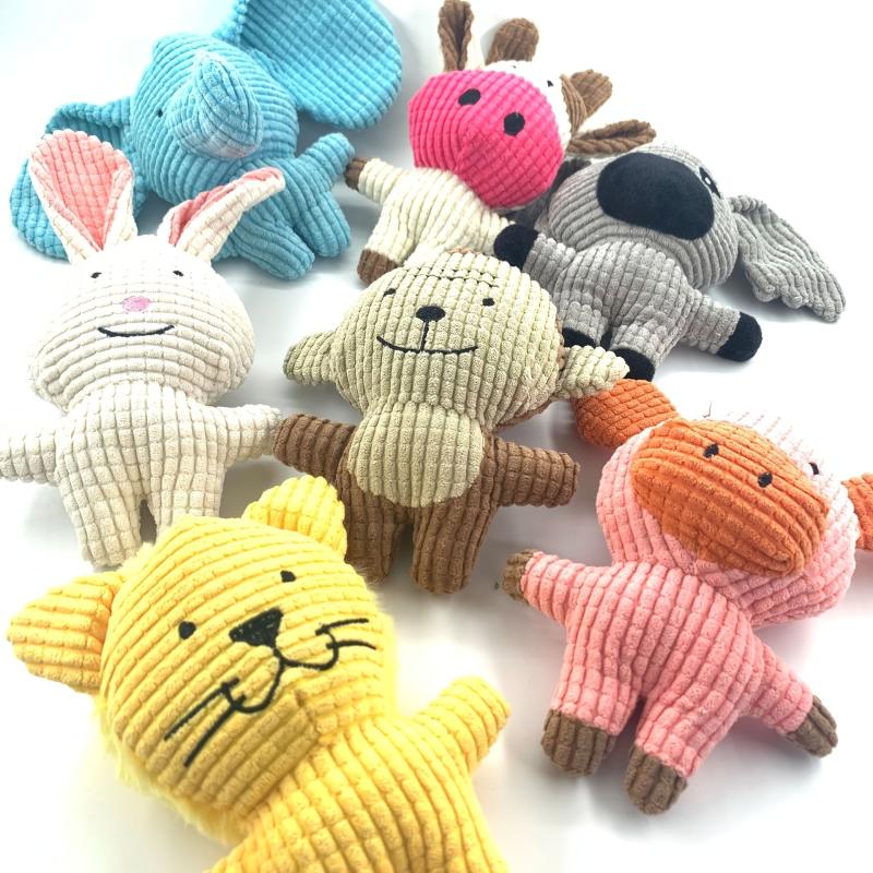 Durable Pet Chew Toy with Squeaky Plush for Dogs