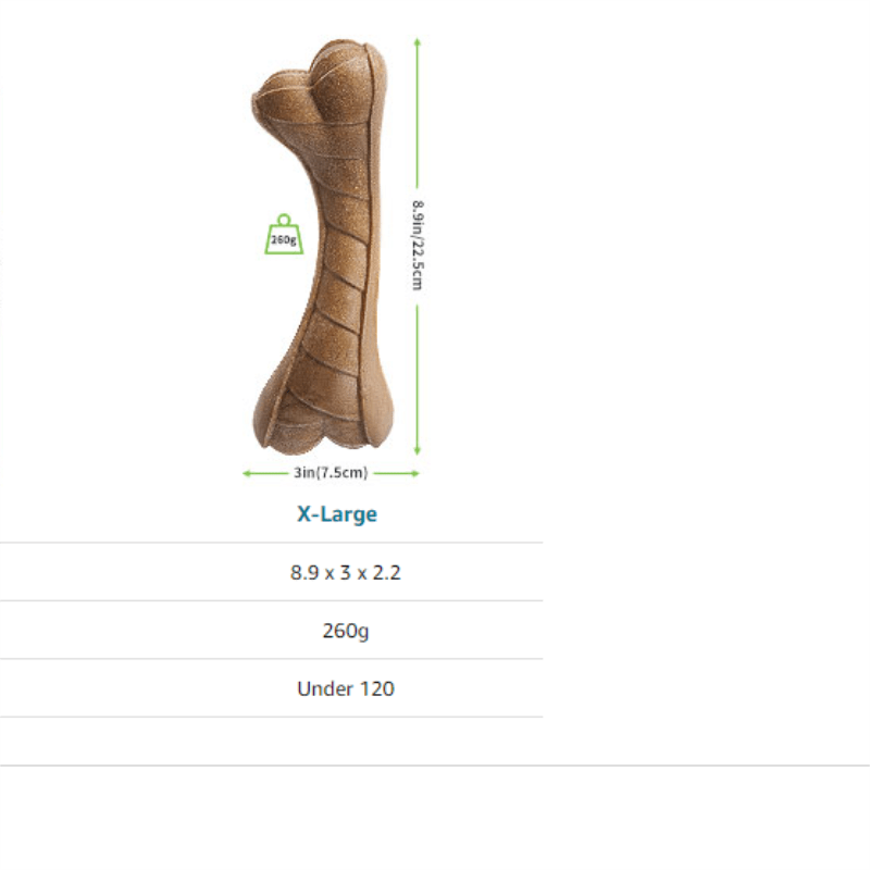 Bone Shape Pet Dog Toy Beef Flavor Chew Toy for Dogs