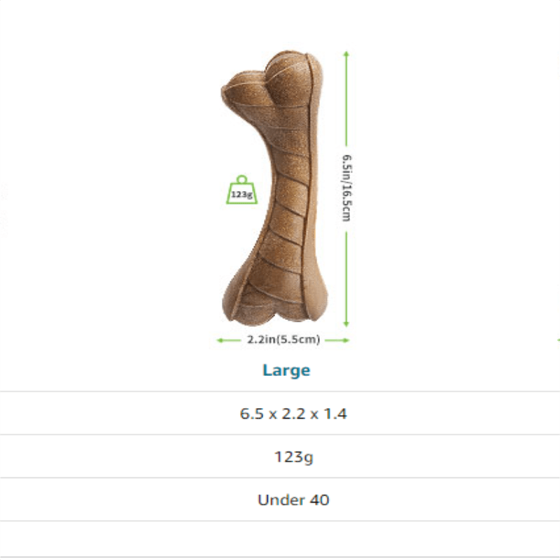 Bone Shape Pet Dog Toy Beef Flavor Chew Toy for Dogs