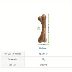 Bone Shape Pet Dog Toy Beef Flavor Chew Toy for Dogs