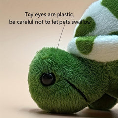 Turtle Shaped Dog Chew Toy for Dental Health and Fun