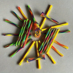 Colorful Cat Tube Spring Toy for Indoor Cats