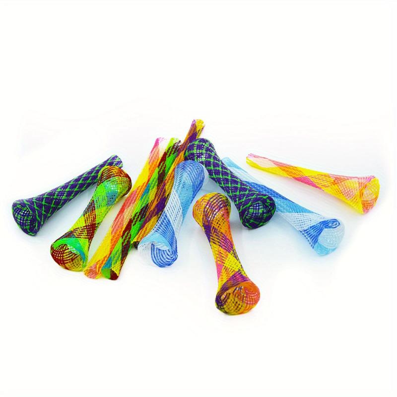 Colorful Cat Tube Spring Toy for Indoor Cats