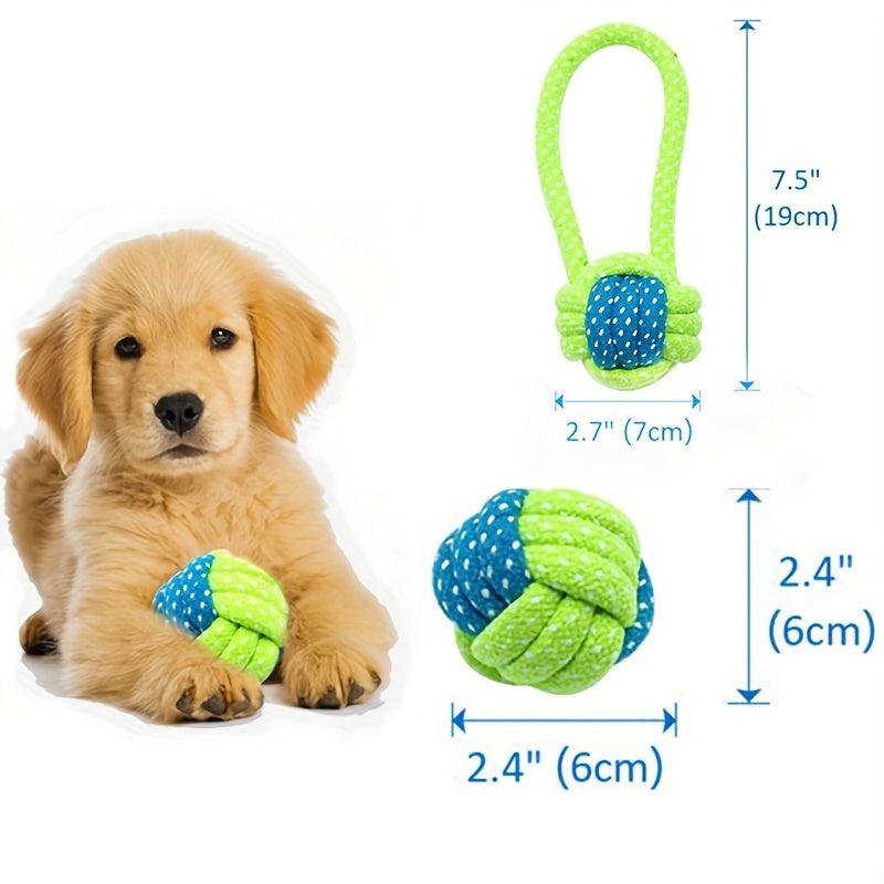 Durable Interactive Puppy Chew Toy Set for Small and Medium Dogs