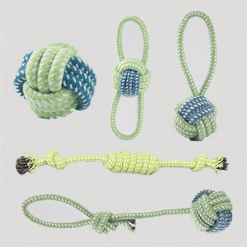 Durable Interactive Puppy Chew Toy Set for Small and Medium Dogs