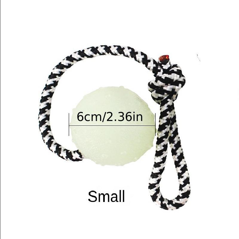 TPR Dog Glowing Molar Burr Ball Toy Elastic Interactive Dog Toy