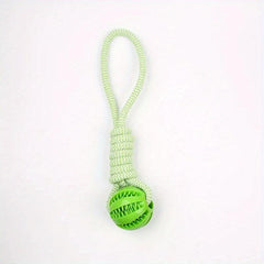 1pc Pet Braid Rope Ball Toy Dog Funny Interactive Teeth Cleaning Supply