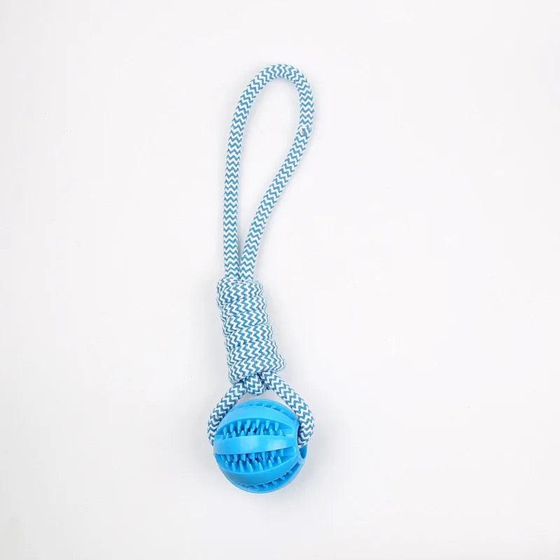 1pc Pet Braid Rope Ball Toy Dog Funny Interactive Teeth Cleaning Supply