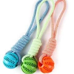 1pc Pet Braid Rope Ball Toy Dog Funny Interactive Teeth Cleaning Supply