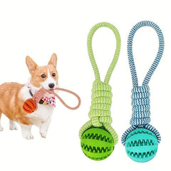 1pc Pet Braid Rope Ball Toy Dog Funny Interactive Teeth Cleaning Supply