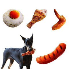 Durable Pet Chew Toy for Dogs Plush Toy with Squeaker