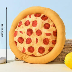 Pizza Pet Squeaky Plush Chew Toy for Dog