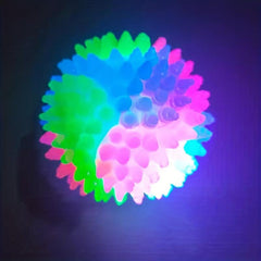 Interactive Glowing Molar Ball for Strong Chewers