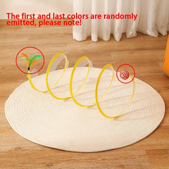 Foldable S Shaped Cat Tunnel Interactive Play Training Perfect Pet Toy Cats
