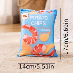 2pcs Pet Squeaky Plush Toys, Durable Chew Toys for Dogs