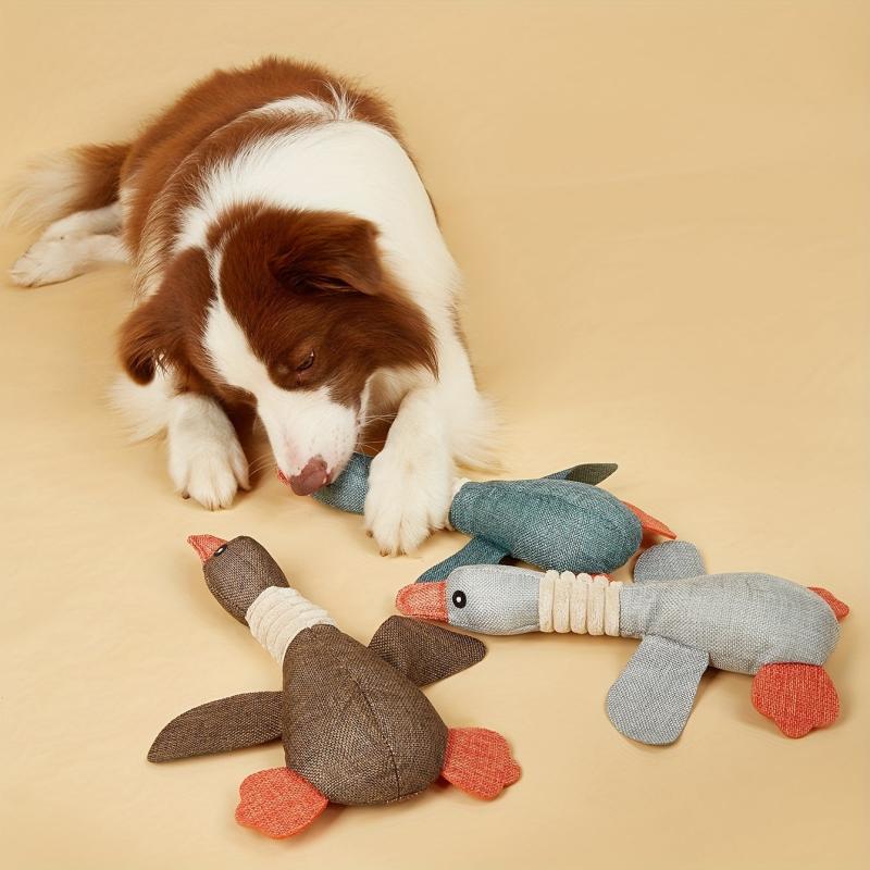 Interactive Pet Toy Wild Goose Sound Chew Toys for Small Dogs and Cats