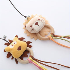 Interactive Plush Cat Teaser Toy with Wand - Entertain Your Feline