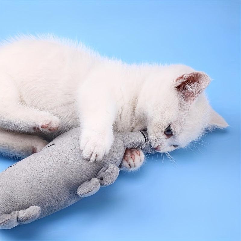 Cat Teaser Toy for Interactive Play and Teeth Grinding