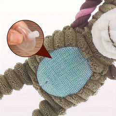 Durable Chew Toy for Dog Grinding Teeth Rope Plush Toy