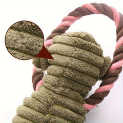 Durable Chew Toy for Dog Grinding Teeth Rope Plush Toy