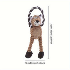 Durable Chew Toy for Dog Grinding Teeth Rope Plush Toy